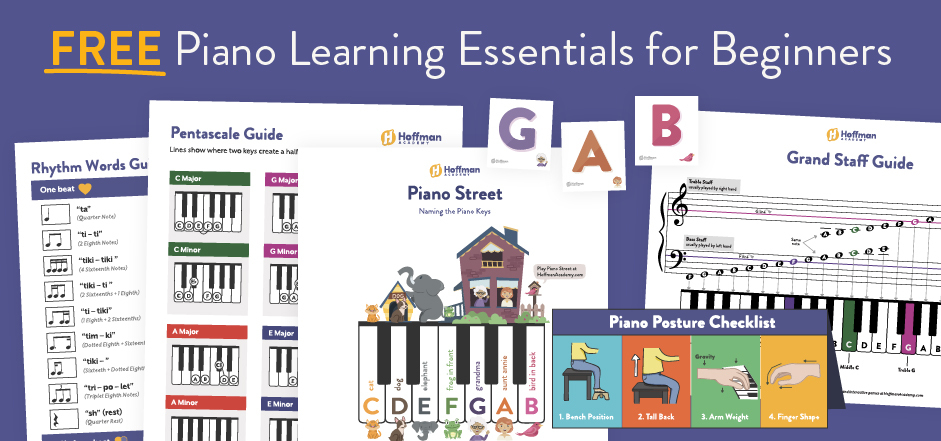 FREE Hoffman Academy Piano Learning Essentials Downloadable packet