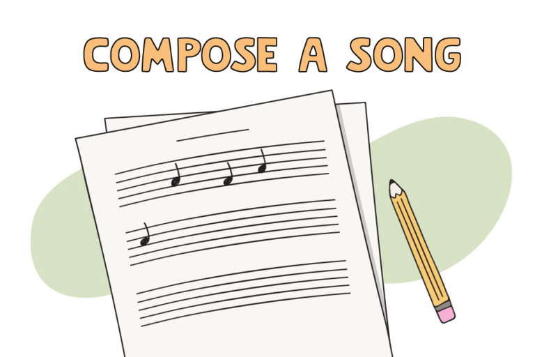 Learn to compose a song on the piano