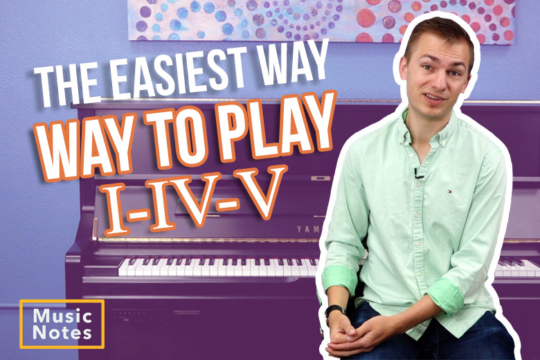 Easy piano chords | I IV V chord progressions | piano chords that sound good together.
