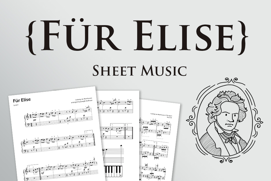 Fur Elise Sheet Music for Piano.