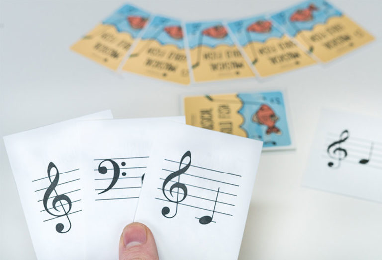 Musical Gold Fish Musical Go Fish Game
