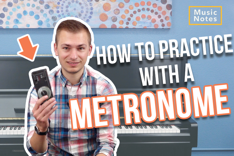 practice piano: metronome use helps