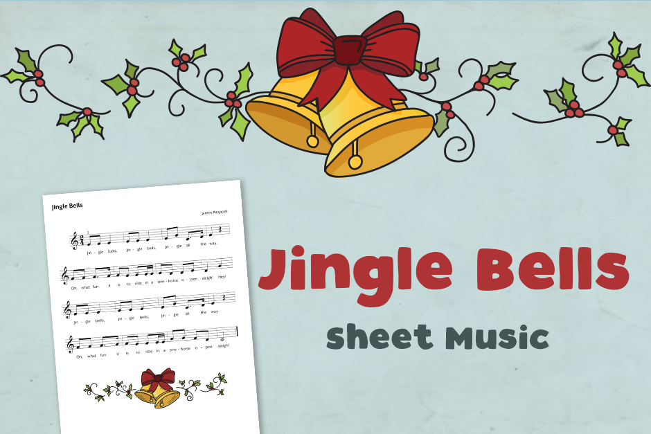 Jingle Bells - Free Easy Christmas Piano Music  Christmas piano music,  Beginner piano music, Piano music with letters