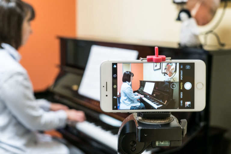 How to Make a Video of Yourself Playing the Piano