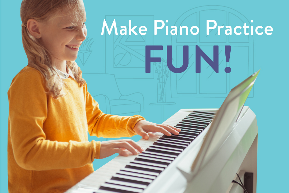 How to make piano practice fun with Hoffman Academy.