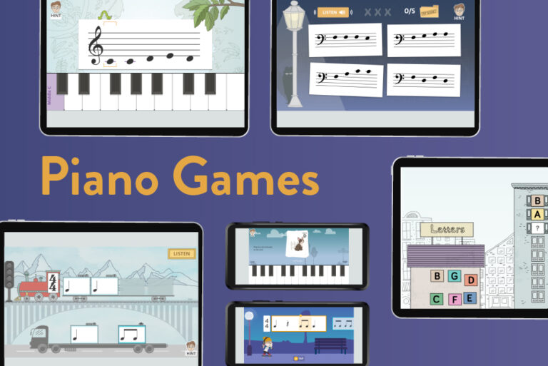 Interactive online piano games - Piano Heroes