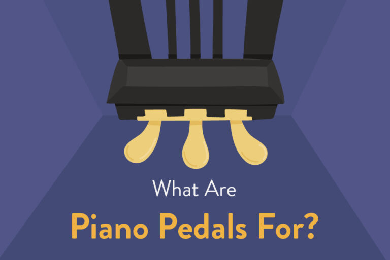What are piano pedals for?