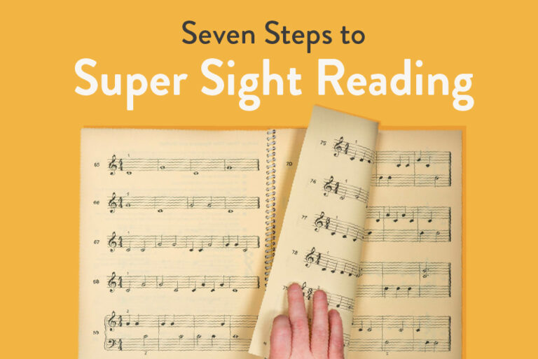 How to practice sight reading - exercises, tips, and resources.