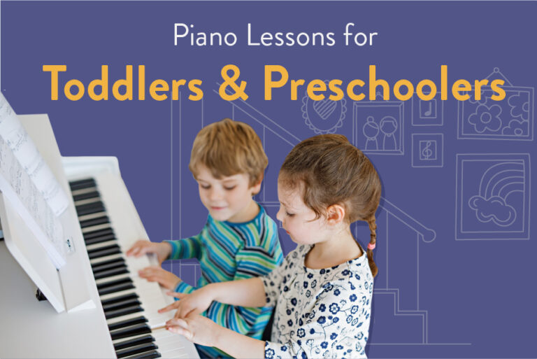 Piano lessons for toddlers & preschoolers.