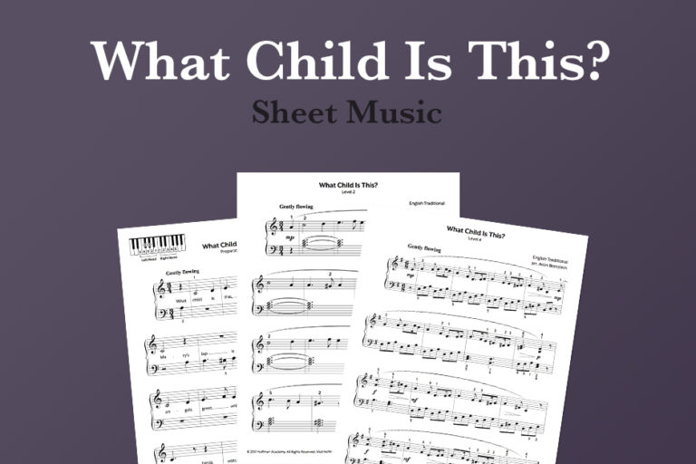 What child is this? Sheet Music