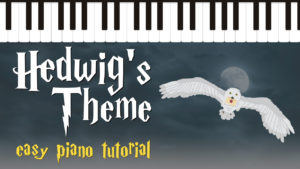 Easy piano songs: Hedwigs Theme