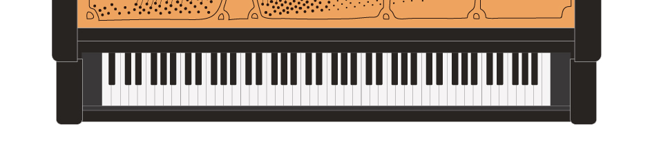 how many keys on a piano keyboard? 88 including both black piano keys & white keys.