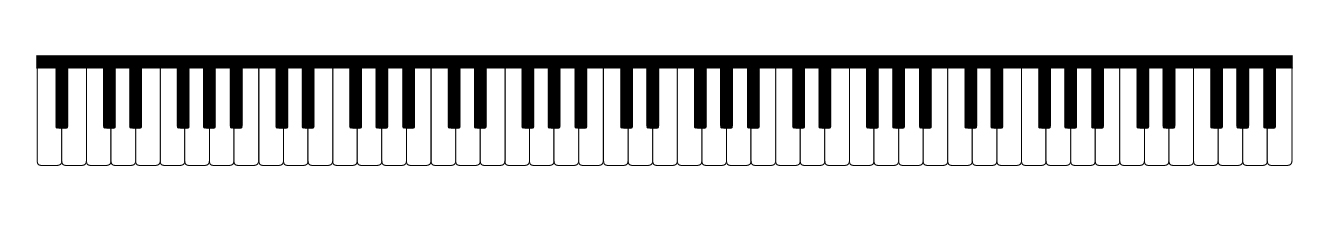 Learn about the piano keyboard when beginning piano.