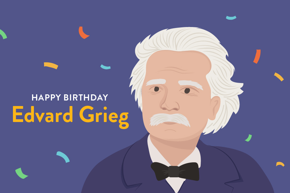 Edvard Grieg - Norwegian Composer, famous for "In the Hall of the Mountain King".