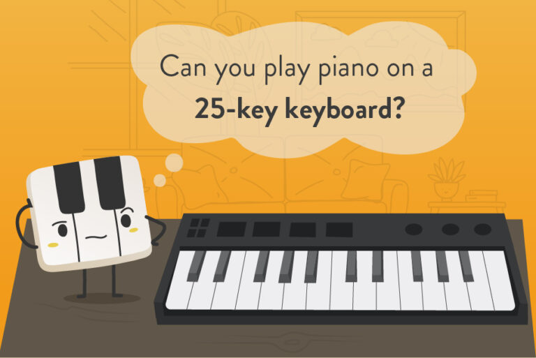 Can you play piano on a 25-key keyboard?
