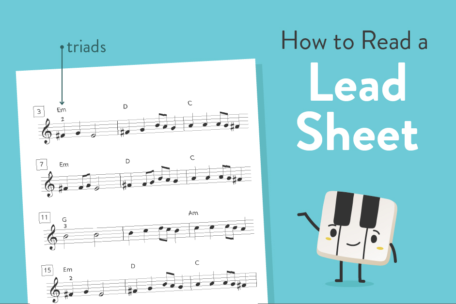 How to read lead sheets for piano with Hoffman Academy.