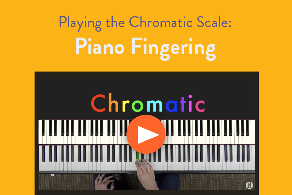 The Chromatic Scale  Piano Playing Tips, Solfege, Fingering
