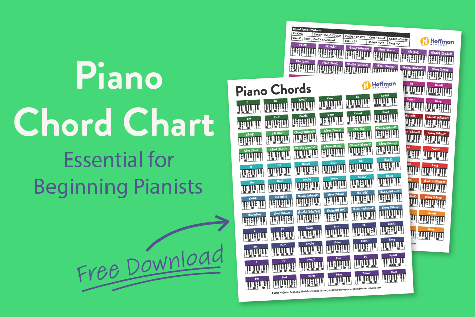 Piano Chord Chart Reference Guide | Free & Printable - Hoffman Academy Blog