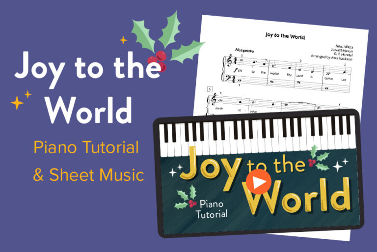 Joy to the World Piano Tutorial & Sheet Music.