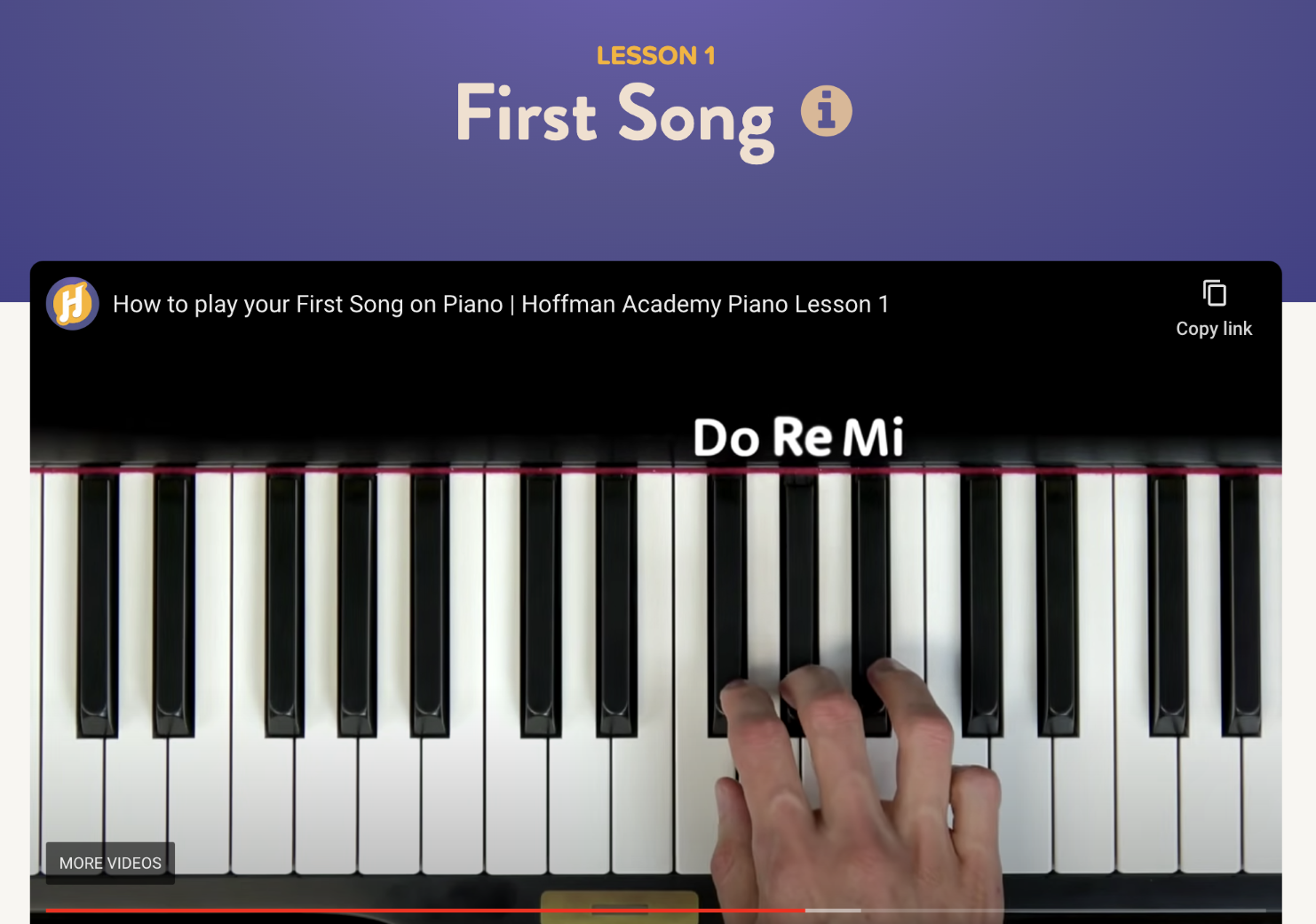 Playing your first song with the best piano learning app.