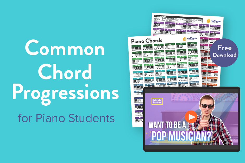 Common Chord Progressions for Piano Students.