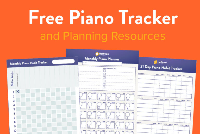 Free Piano Tracker & Planning Resources.