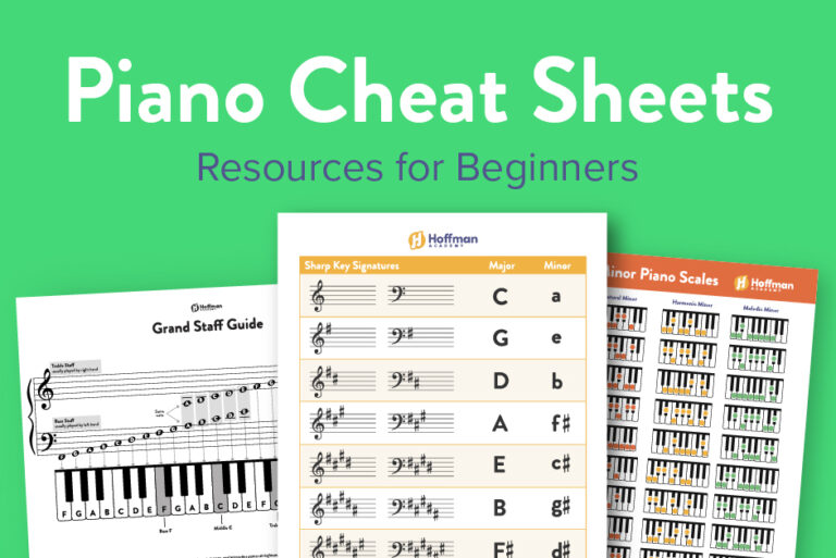 Piano Cheat Sheets: Free Resources for Beginners