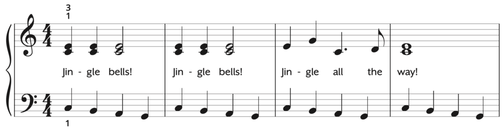 Jingle Bells Piano Arranging