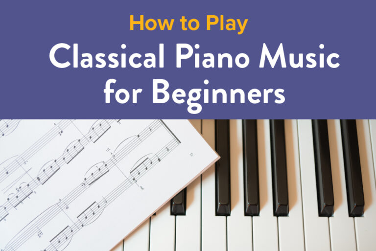 How to play classical piano music for beginners.